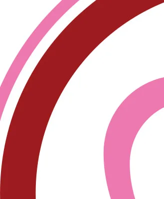 Close up of the Circular Valentine Pattern Greeting Card